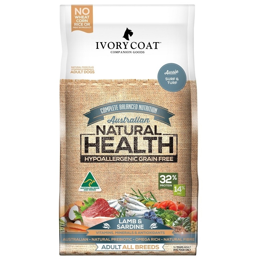 Ivory Coat Lamb & Sardine (Adult Dog) MyPetZone