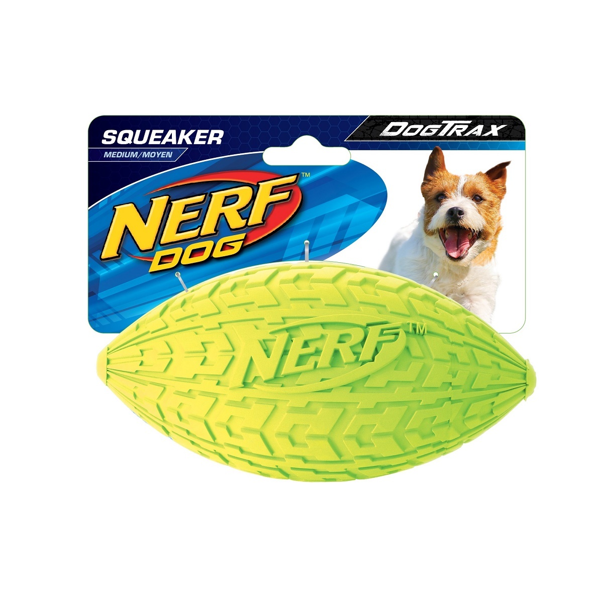 nerf dog football