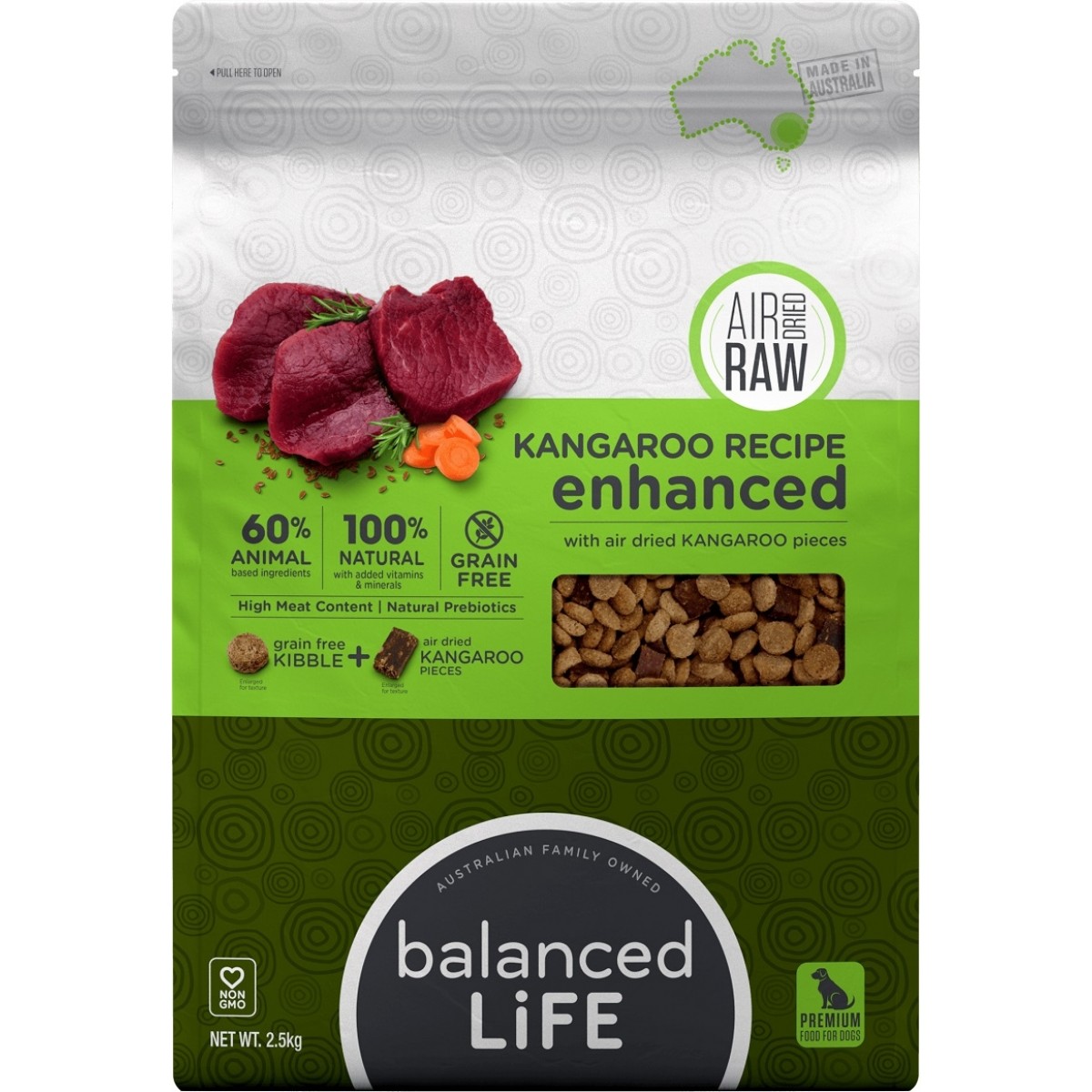 balanced life kangaroo dog food