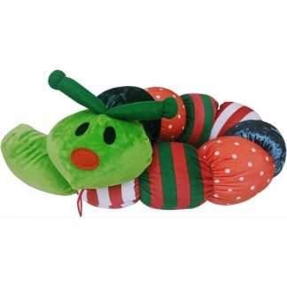 patchwork caterpillar dog toy