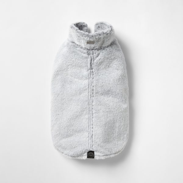 Snooza Wear Faux Fur Dog Coat in Arctic Wolf - Image 5
