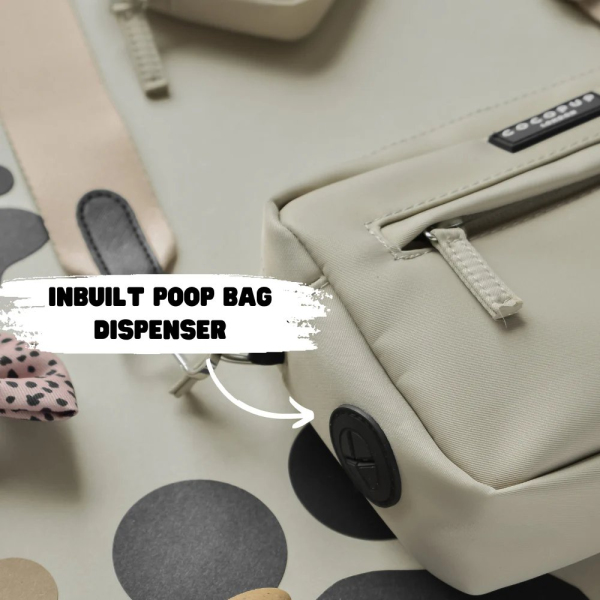 Cocopup London Dog Walking Bag - Caramel Latte - Image 2