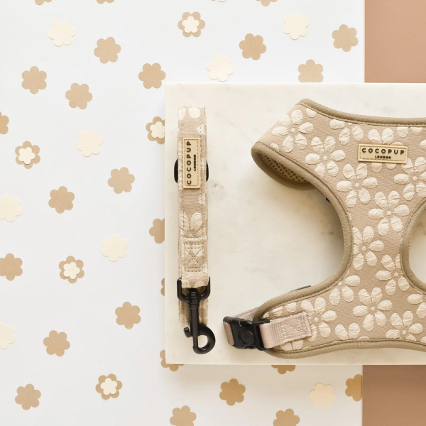 Cocopup London Lead LUXE - Mocha Flower - Image 2