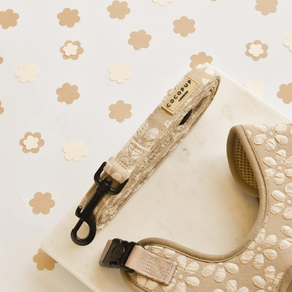 Cocopup London Lead LUXE - Mocha Flower