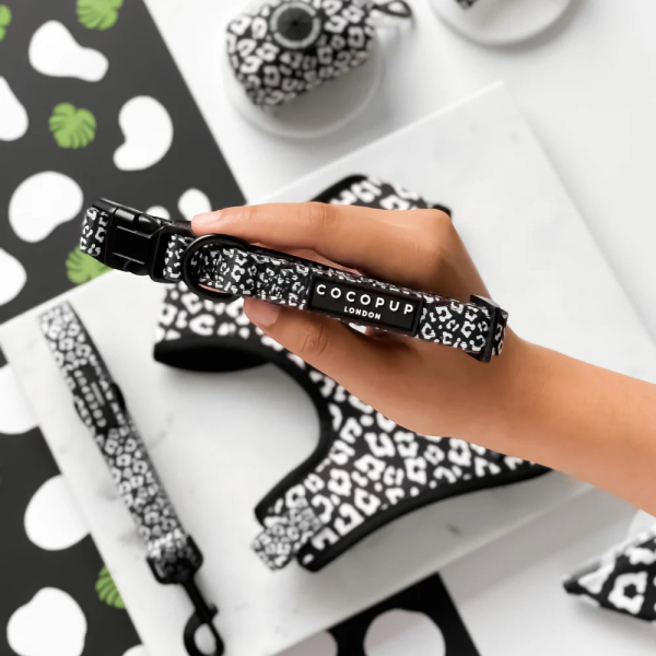Cocopup London Dog Collar - Black Leopard
