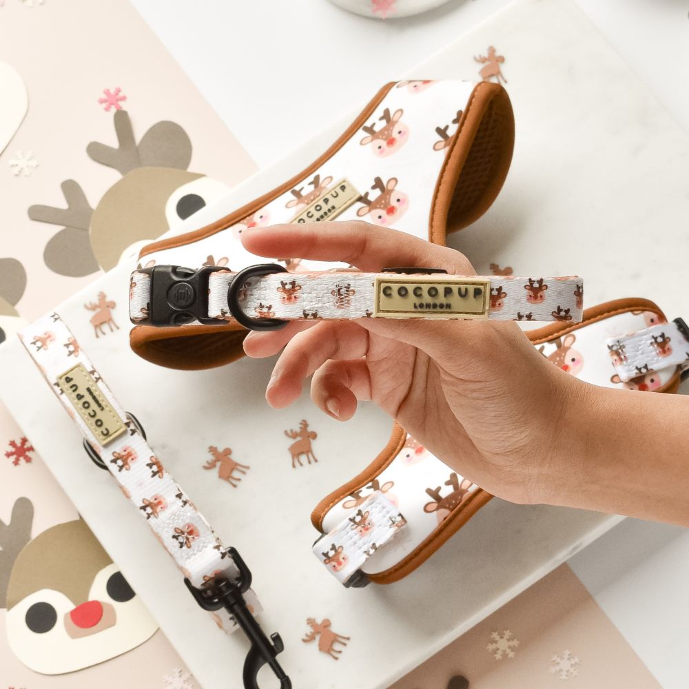 Cocopup London Dog Collar - Ralphie Reindeer