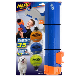 NERF DOG Mini Tennis Ball Blaster